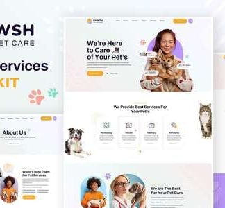 Pawsh - Pet Care & Shop Elementor Template Kit