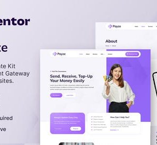 Payze – Online Payment Gateway & E-Wallet Elementor Template Kit
