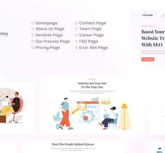 Pejwan - SEO & Digital Marketing Agency Template Kit