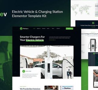 Pertaev – Electric Vehicle & Charging Station Elementor Template Kit