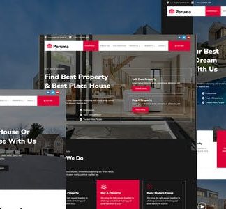 Peruma - Real Estate & Property Listing Elementor Template Kit