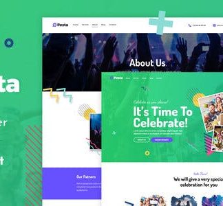 Pesta Kit - Event Planner & Organizer Elementor Template Kit