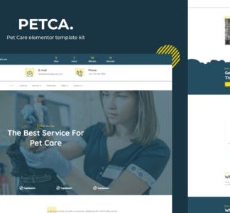Petca - Pet Care Elementor Template Kit
