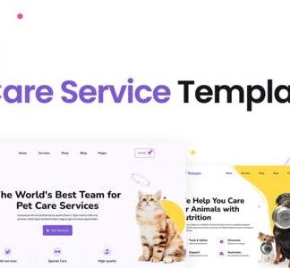Petopia – Pet Care Service Elementor Template Kit
