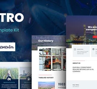 Petro - Industrial Elementor Template Kit