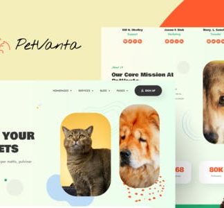 Petvanta - Pet Care Services Elementor Template Kit