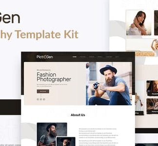 Pictogen -  Creative Photography Elementor Template Kit