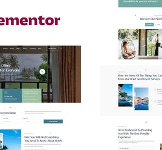 Pila - Hotel & Resort Elementor Template Kit