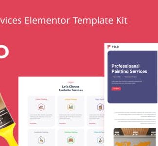 Pilo - Painting Services Elementor Template Kit