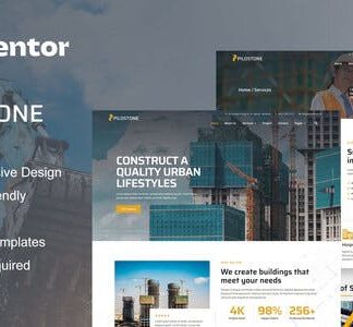 Pilostone - Construction & Building Service Elementor Template Kit