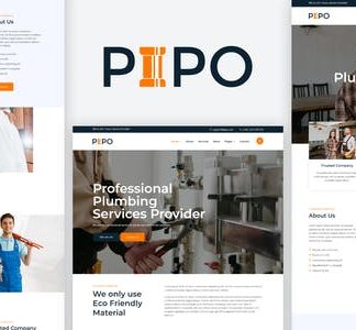 Pipo - Plumber Services Elementor Template Kit