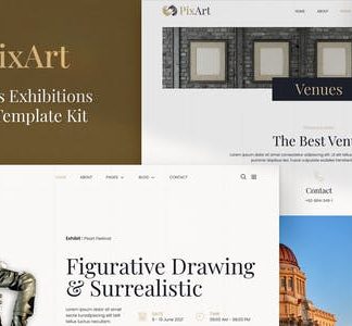Pixart – Arts & Crafts Exhibition Elementor Template Kit