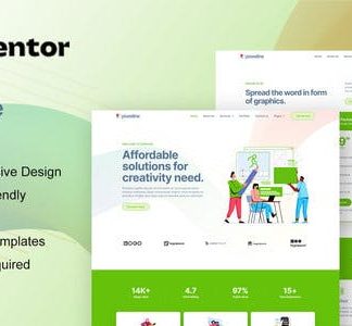 Pixeeline - Graphics Illustration Freelance & Creative Agency Elementor Template Kit