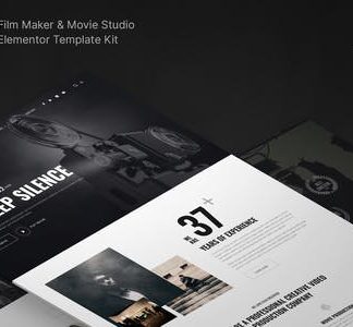 Pixoo – Film Maker & Movie Studio Elementor Template Kit