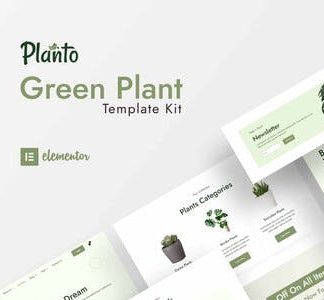 Planto - Green Elementor Template Kit