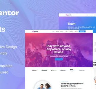 Playkits - Video Game Publisher & Shop Elementor Template Kit