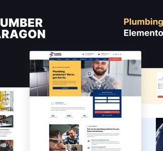 Plumber Paragon - Plumbing Services Elementor Pro Template Kit