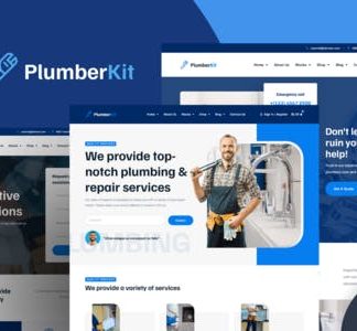 PlumberKit - Plumbing Services Elementor Template Kit