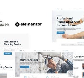 Plumboy - Plumbing Services Elementor Template Kit
