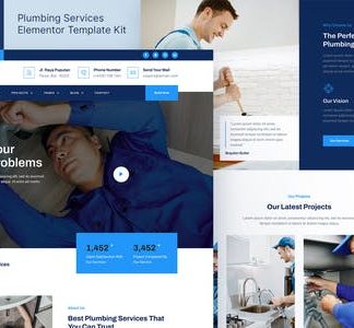 Plumbr – Plumbing Services Elementor Template Kit
