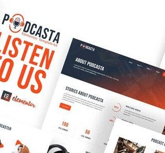 Podcasta - Podcast & Streaming Elementor Template Kit