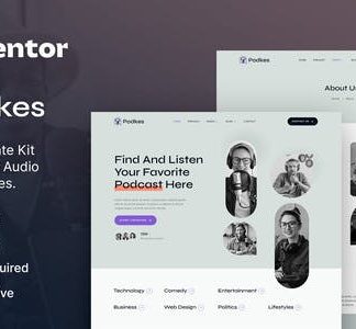 Podkes - Podcast & Audio Streaming Elementor Template Kit