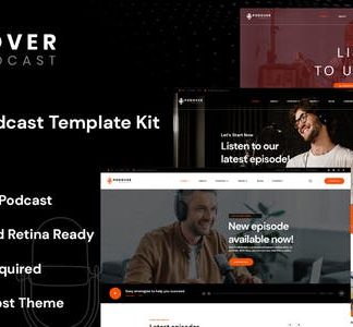 Podover - Podcast Elementor Template Kit
