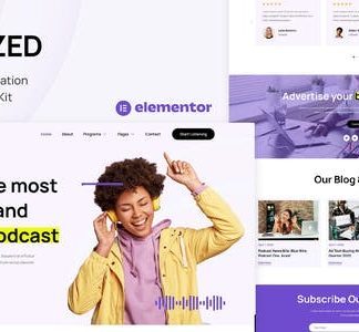 Podzed - Podcaster & Radio Station Elementor Template Kit