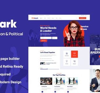 Polimark - Political Campaign & Elections Elementor Template Kit