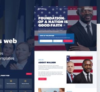 Politica - Politician & Public Servant Elementor Template Kit