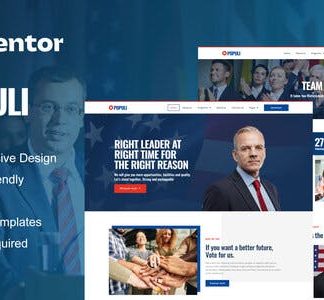 Populi - Politician Elementor Template Kit