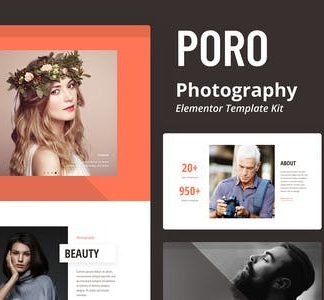 Poro - Photography Elementor Template Kit