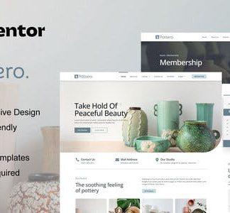 Pottero - Pottery & Ceramics Studio Elementor Template Kit