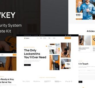 Powkey - Locksmith & Security System Elementor Template Kit
