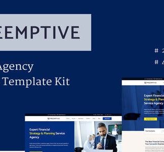 Preemptive - Business & Finance Elementor Template Kit