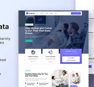 Pregnata – Pregnancy Care & Obstetrician Elementor Template Kit