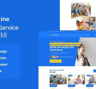 Pristine - Cleaning Service Elementor Template Kit