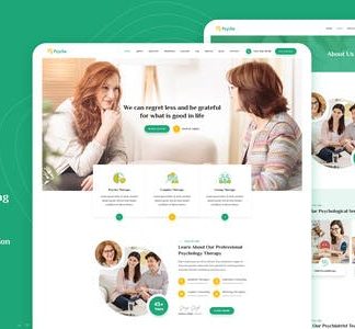 Pzyche - Psychology & Counseling Elementor Template Kit