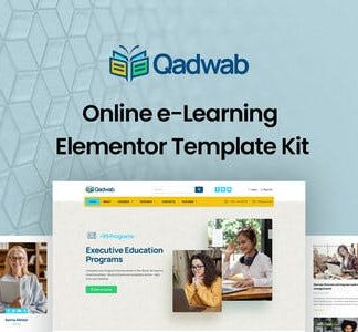 Qadwab - Online e-Learning Elementor Template Kit