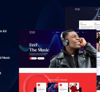 Qcast - Podcast & Music Elementor Template Kit