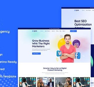 Qolle - Digital Marketing Agency Elementor Template Kit