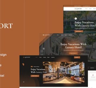 Qomfort - Hotel Booking Elementor Template Kit