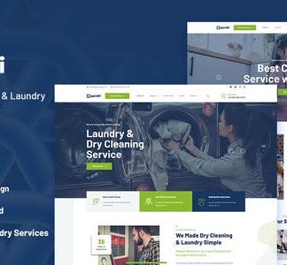 Qondri - Dry Cleaning & Laundry Elementor Template Kit