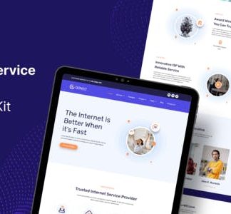 Qonec - Broadband & Internet Service Provider Template Kit