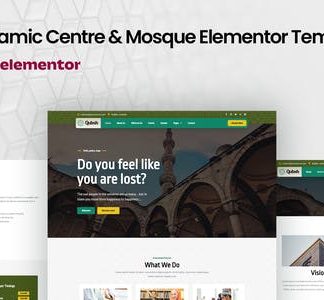 Qubsh - Islamic Centre & Mosque Elementor Template Kit