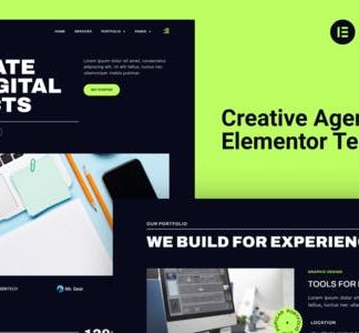 Qudu - Creative Agency Elementor Pro Template Kit
