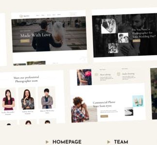 Queenlens - Portfolio & Photography Elementor Template Kit
