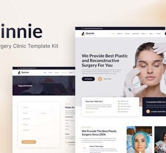 Quinnie – Plastic Surgery Clinic Elementor Template Kit
