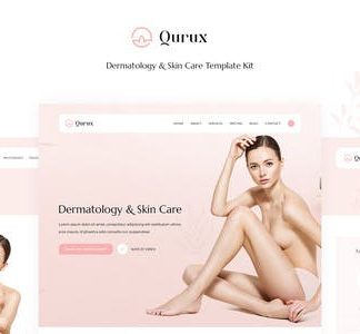 Qurux - Dermatology & Skin Care Elementor Template Kit