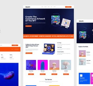 Ralph - NFT Portfolio Elementor Template Kit